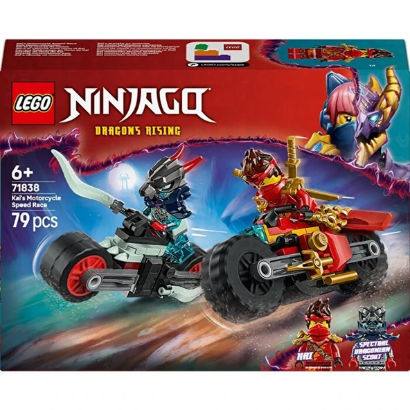 NessiWorld Ninjago Kai'nin Motosiklet Hız Yarışı 71838 - Resim 4