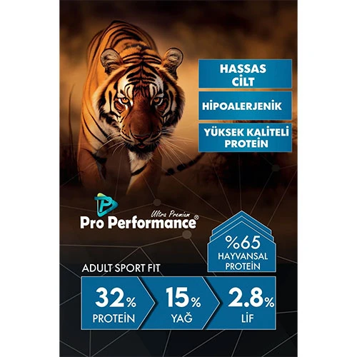 Pro Performance Kızlıcıklı Tavuklu Karidesli ve Somonlu Yetişkin Kedi Maması 15 Kg - Resim 3