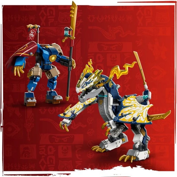NessiWorld Ninjago Robot Ejderha Binicisi 71843 - Resim 2