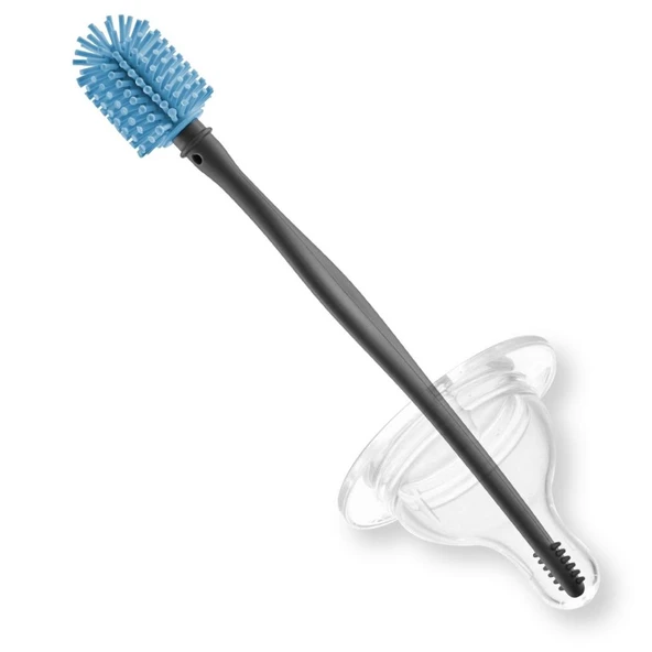 Emzik ve Biberon Temizleme Fırçası 723 Mavi - Resim 2