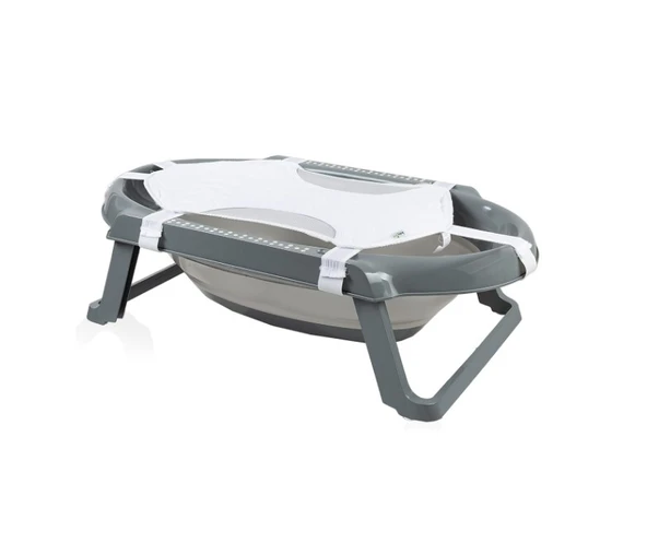 NessiWorld Katlanır Banyo 5'Li Küvet Seti 596 Antrasit - Resim 2