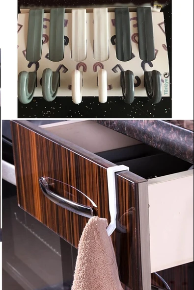 6 lı Çekmece- Havlupan Askısı Çok Amaçlı Askı Seti ürün görseli