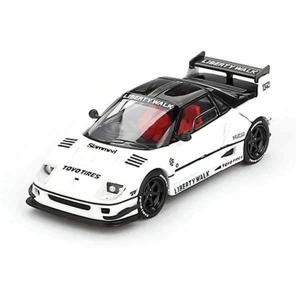 NessiWorld GT 1/64 Mazda AZ-1 Liberty Walk LB40 White 2024 Tokyo Auto Salon ürün görseli