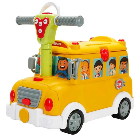 Little Chef 2in1 Sesli ve Işıklı Okul Otobüsü Dükkanı Oyun Seti 34 Parça - 2