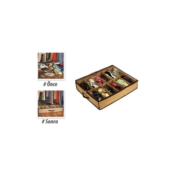 Portatif Ayakkabı Saklama Hurcu (Model 2) - Resim 2