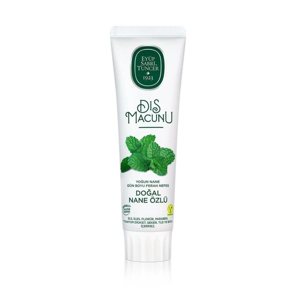 Doğal Diş Macunu 90 Gr Nane Özlü - Resim 2