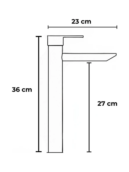 ÇANAK LAVABO BATARYASI - UZUN - Resim 2