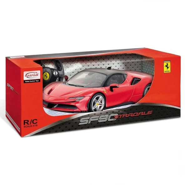 Rastar 1:14 Ferrari SF90 Stradale Kumandalı Araba - Resim 3