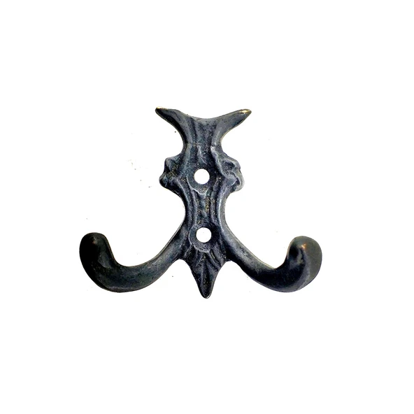 Antika Tarz Dekoratif Pirinç Koç Çiftli Askı - 50x55mm, Oksit ürün görseli 1