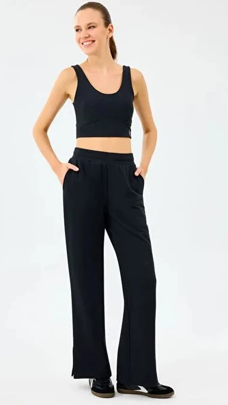 Skechers W Essential Wide Leg Regular Fit S2610010 Kadın Eşofman Altı - Resim 5