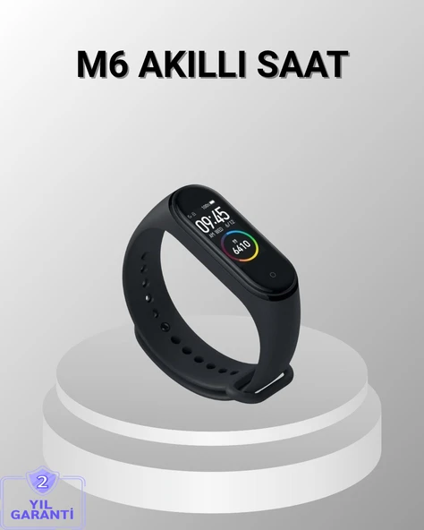 Akıllı Bileklik – Adım Sayar, Kalp Atış Ölçer, Uyku Takipli ve Suya Dayanıklı ürün görseli