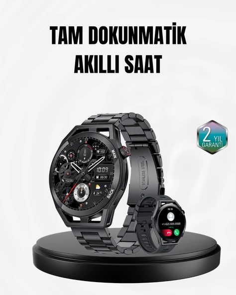 Spor ve Sağlık Takip Özellikli Akıllı Saat – Kalp Atış, Uyku ve Adım Ölçer Fonksiyonlu ürün görseli