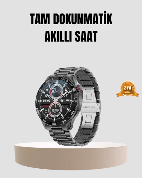 100mAh Şarjlı Akıllı Saat – Mesaj Bildirimi, Müzik Kontrolü ve Ergonomik Tasarım