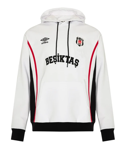 Beşiktaş S.K. Bjk Umbro 25/26 Takım Antrenman Pamuklu Erkek Kapüşonlu Sweatshirt