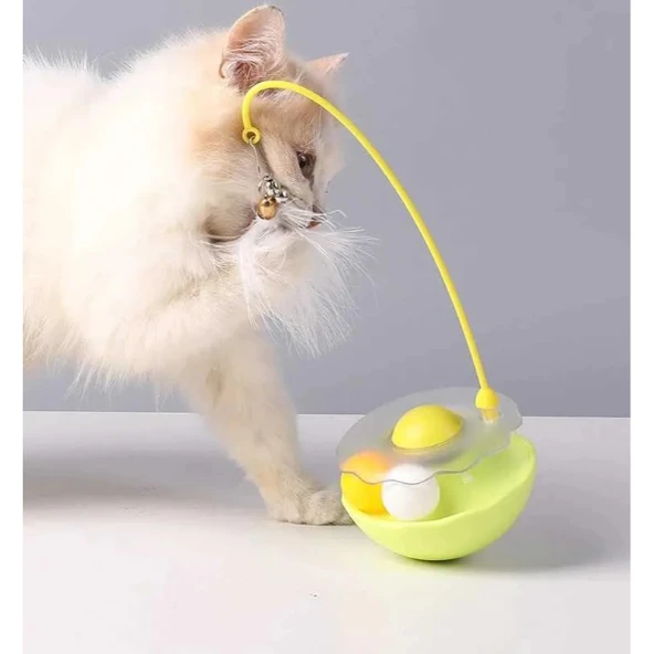 Zilli Kedi Otlu Hacıyatmaz Oyuncağı ürün görseli