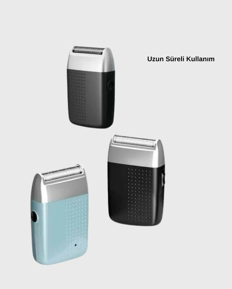Şarjlı Kuru Kullanım Tıraş Makinesi – Kablosuz, Taşınabilir - Resim 3