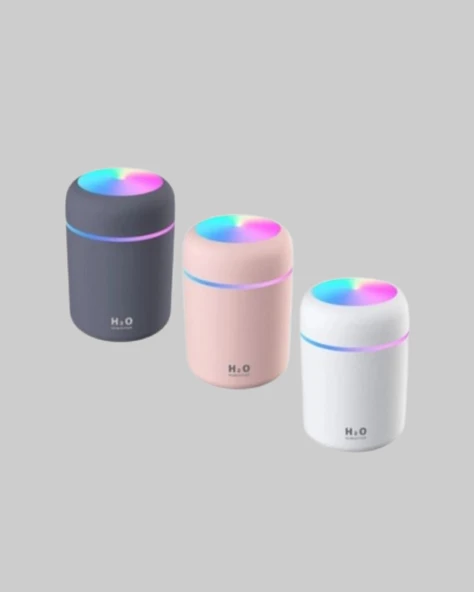 LED Işıklı USB Nemlendirici – Sürekli ve Aralıklı Püskürtme Modu - 3