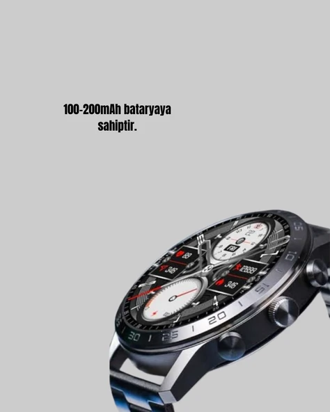 100mAh Şarjlı Akıllı Saat – Mesaj Bildirimi, Müzik Kontrolü ve Ergonomik Tasarım - 5