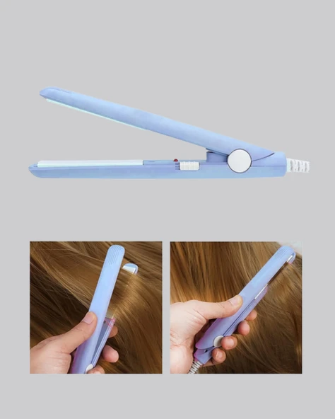 Taşınabilir Seramik Kaplama Mini Saç Düzleştirici – Seyahat ve Günlük Kullanım İçin İdeal - 2