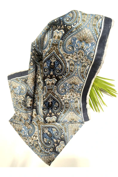 Monalisa Home Lüks Figürlü Gösterişli Dökümlü Eşarp