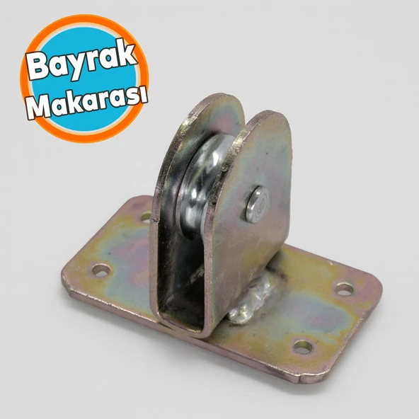 Tablalı Bayrak Makarası Paslanmaz Çelik Dayanıklı Halat Sistemli Kolay Kurulum Bayrak Askı Makinası