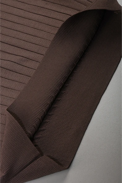 DeepSEA Erkek Slim Fit Polo Yaka Triko Kazak - Yumuşak Dokulu Esnek ve Şık Görünüm 2605305 - Resim 11