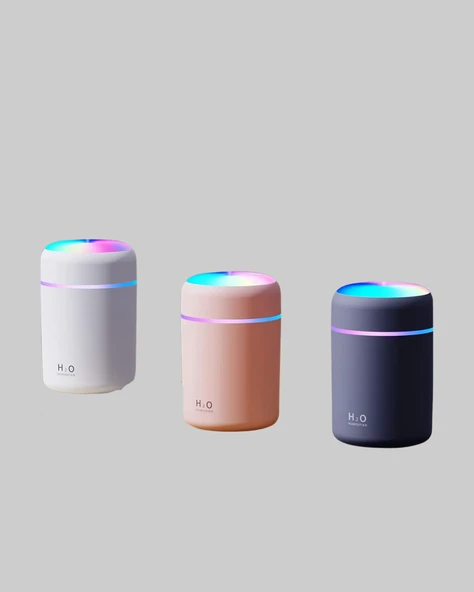 LED Işıklı USB Nemlendirici – Sürekli ve Aralıklı Püskürtme Modu - 5