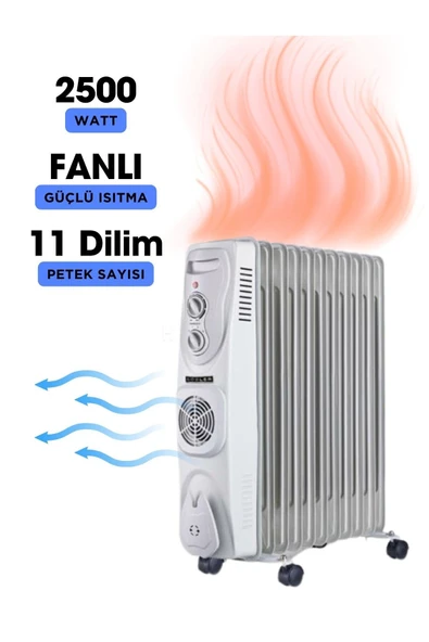 Süsler Sr-5811 Süsler 11 Dilim Yağlı Radyatör ürün görseli