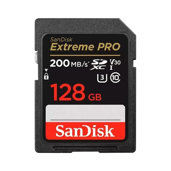 Sandisk Extreme Pro 128GB 200MB/S Sdxc Hafıza Kart - Outlet