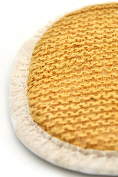 Doğal Jüt İp Banyo Lifi Hamam Vücud Kesesi 12x17 cm. - Resim 2