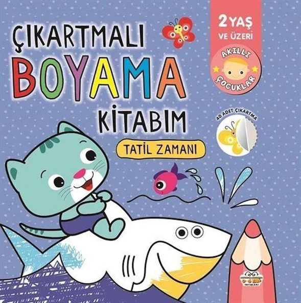 Çıkartmalı Boyama Kitabım - Tatil Zamanı ürün görseli