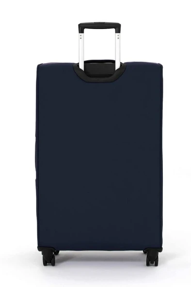 Pierre Cardin 2'li Valiz Seti Büyük Ve Kabin Boy Lüx Kumaş Valiz Lacivert 04pc4200 - Resim 3