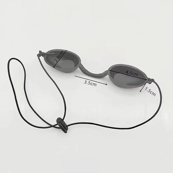 Valkyrie Lazer Epilasyon Ipl Hasta Siyah Ipl Gözlük Işın Koruyucu Ipl Koruyucu Solaryum Lazer Hasta Gözlüğü ürün görseli 1