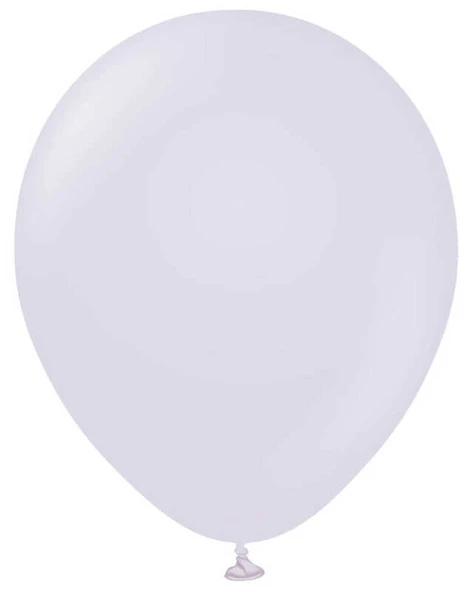 BALON DÜZ 12 İNC (JOJO BALLOONS)MAKARON LİLA 100 - Resim 3