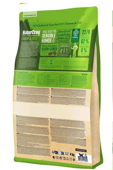 Happy Dog Naturcroq Kuzu Etli Köpek Maması 15kg + 3kg (18 KG) - Resim 5