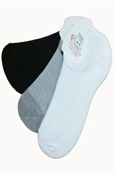 Hasbal  Özel Topuk Patik Çorap 1Adet - Resim 4