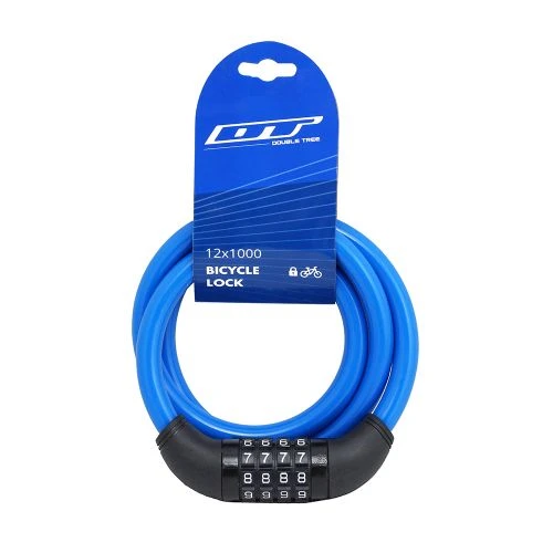 DT 12X1000 Şifreli Bisiklet Kilidi Farklı Renklerde KLT-224 KLT-225 KLT-226 KLT-227 - Resim 2
