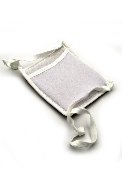Doğal Jüt İp Eldiven Tipi Kare Banyo Lifi Hamam Vücud Kesesi 16x20 cm. - Resim 4