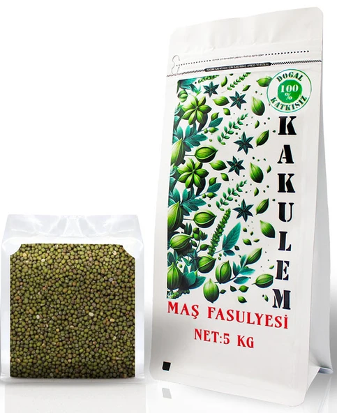KAKULEM SERTİFİKALI Filizlendirilmiş Glutensiz Maş Fasulyesi 5 KG ürün görseli