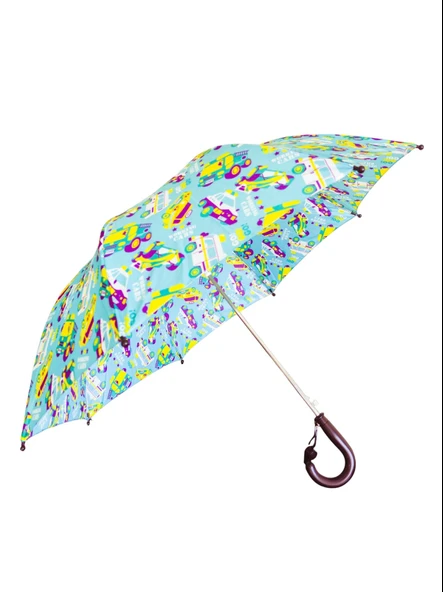 71cm Katlanır Kılıflı Düdüklü Çocuk Şemsiyesi Yağmur Kış Sonbahar