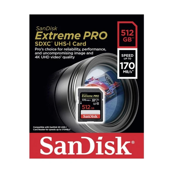 SanDisk Extreme Pro SDSDXXY-512G-GN4IN Class 10 UHS-I U3 V30 512 GB Hafıza Kartı - Outlet - 3