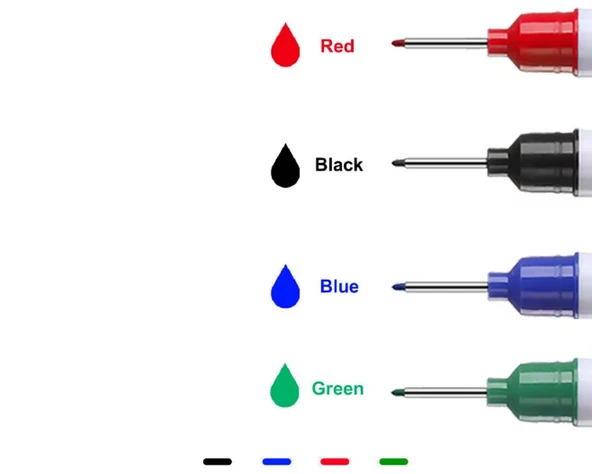 Derin Konum İşaretleme Kalemi, Marangoz, Mobilya, Demir Doğrama, Duvar, 1 Adet, Yeşil Renk - Resim 4