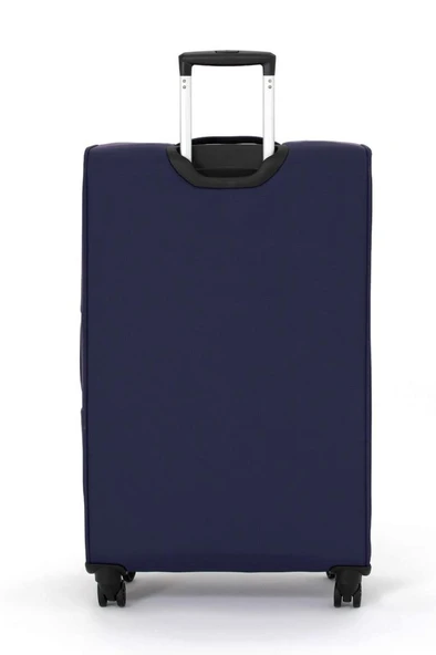 Pierre Cardin 2'li Valiz Seti Büyük Ve Orta Boy Lüx Kumaş Valiz Lacivert 04pc4200 - Resim 3