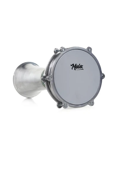 Midex DBK-04 Yetişkinler İçin 4 Numara Büyük Boy Alüminyum Darbuka (38 x 20 cm) - Resim 3