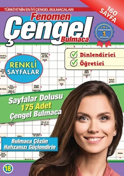 Fenomen Çengel Bulmaca 18 / Bertan Kodamanoğlu / Maxi Yayıncılık / 9786256138421 ürün görseli