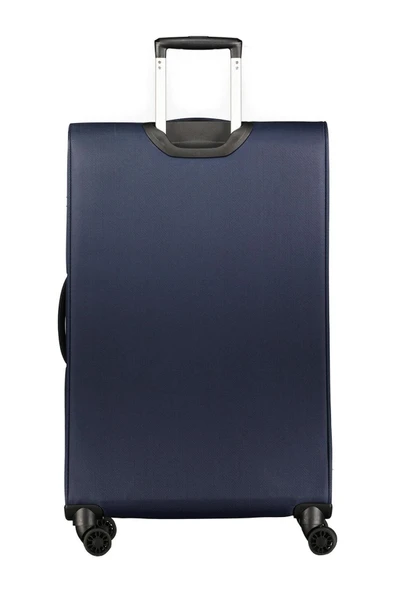 Pierre Cardin Ultra Light Hafif Lüx Kumaş Büyük Boy Valiz Lacivert 04PC4200 - Resim 2