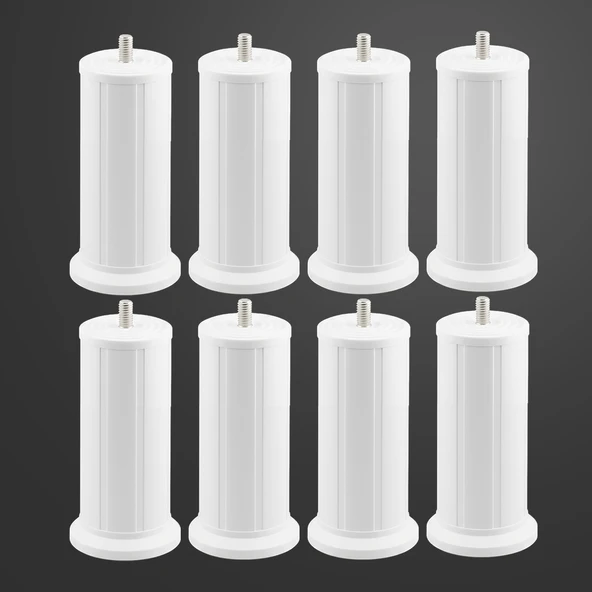 Keson 1 Adet 12 cm Beyaz Plastik Mobilya Baza Tv Ünitesi Yükseltme Ayağı Destek Ayağı ürün görseli