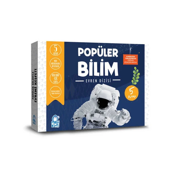 Mavi Kirpi 3. ve 4. Sınıf Popüler Bilim Evren Set (5 Kitap) ürün görseli