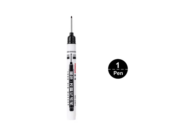 Derin Konum İşaretleme Kalemi, Marangoz, Mobilya, Demir Doğrama, Duvar, 1 Adet, Siyah Renk ürün görseli