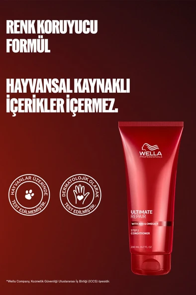 Ultimate Repair Yıpranmış Saçlar İçin Derinlemesine Besleyici Saç Kremi 200 ML - Resim 6